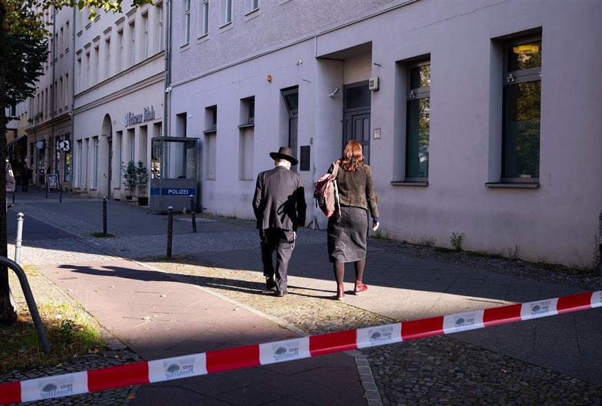 Επίθεση σε συναγωγή στο Βερολίνο (AP Photo/Markus Schreiber)