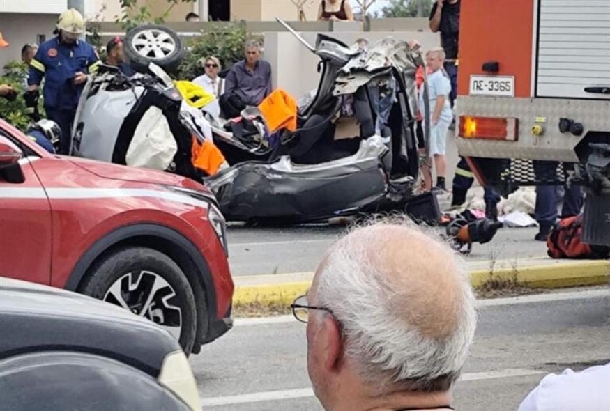 Φωτογραφία από το σημείο του δυστυχήματος (Πηγή: dimokratiki.gr)