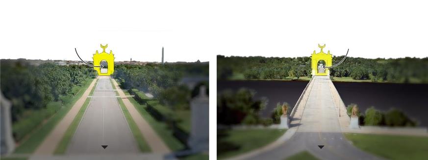 Η νέα αψίδα που θέλει να χτίσει ο Τραμπ στην Ουάσιγκτον (Πηγή φωτο: The Washington Post)