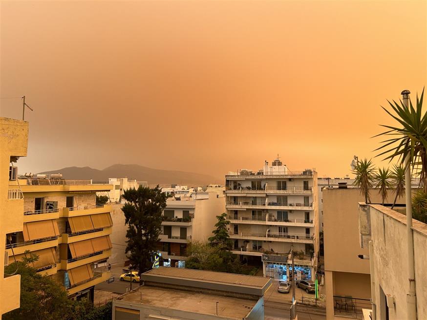 Αφρικανική σκόνη στην Αθήνα (ethnos.gr)