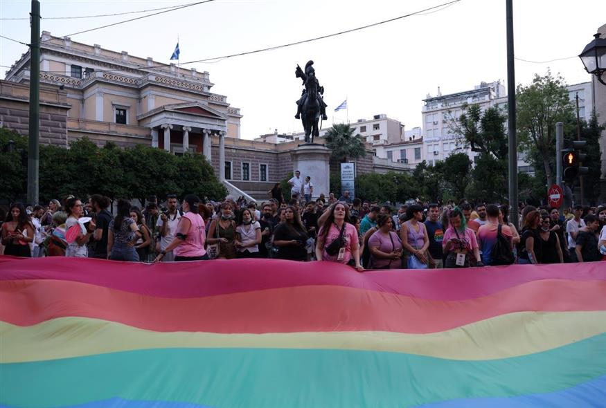 Στιγμιότυπο από το Athens Pride 2022 (Eurokinissi)