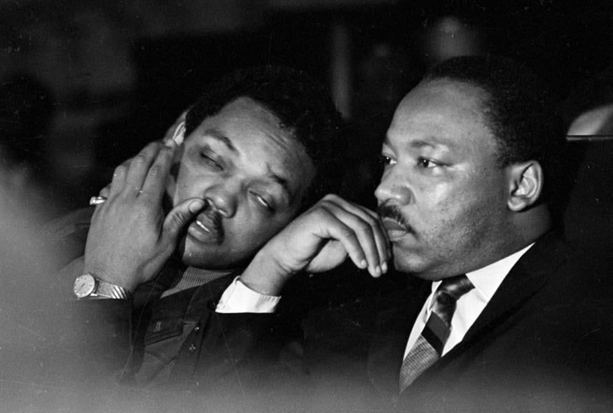 Τζέσι Τζάκσον και Μάρτιν Λούθερ Κινγκ (AP Photo/Charles Kelly)