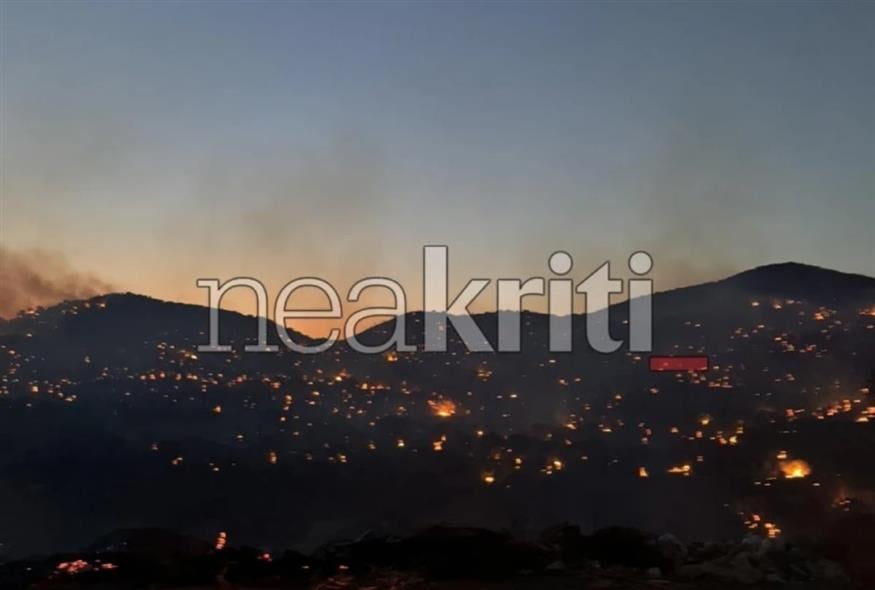 Φωτιά στο Ρέθυμνο (neakriti.gr)