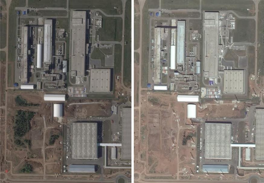 Το εργοστάσιο Alabuga-Volokno της Rosatom (POLITICO/Ukrainian Security and Cooperation Centre) Το εργοστάσιο Alabuga-Volokno της Rosatom (POLITICO/Ukrainian Security and Cooperation Centre)
