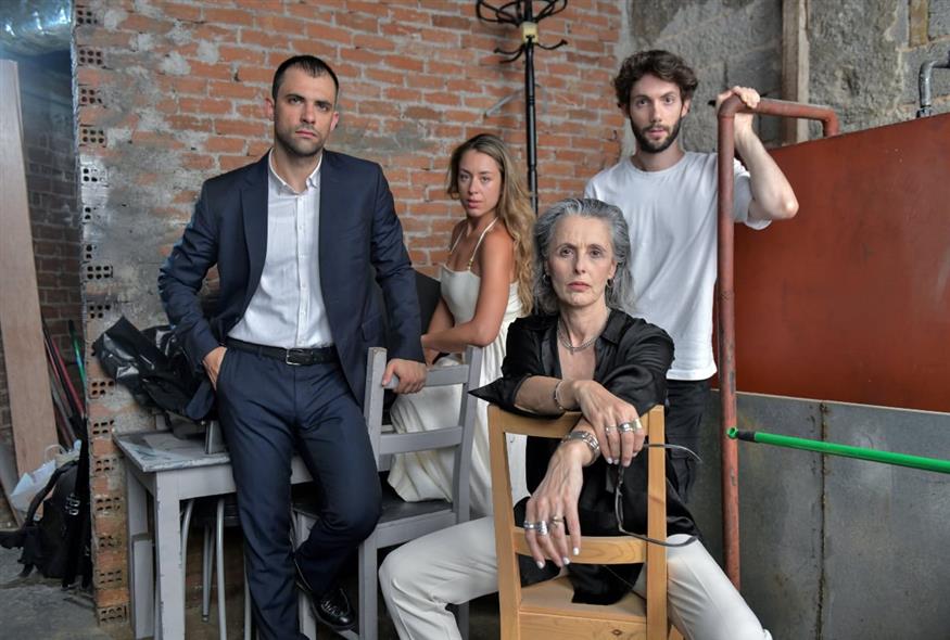 Θάνος Μαγκλάρας, Παρθενόπη Μπουζούρη, Ελίνα Παπαθεοδώρου και Γιάννης Σιάμπαλιας