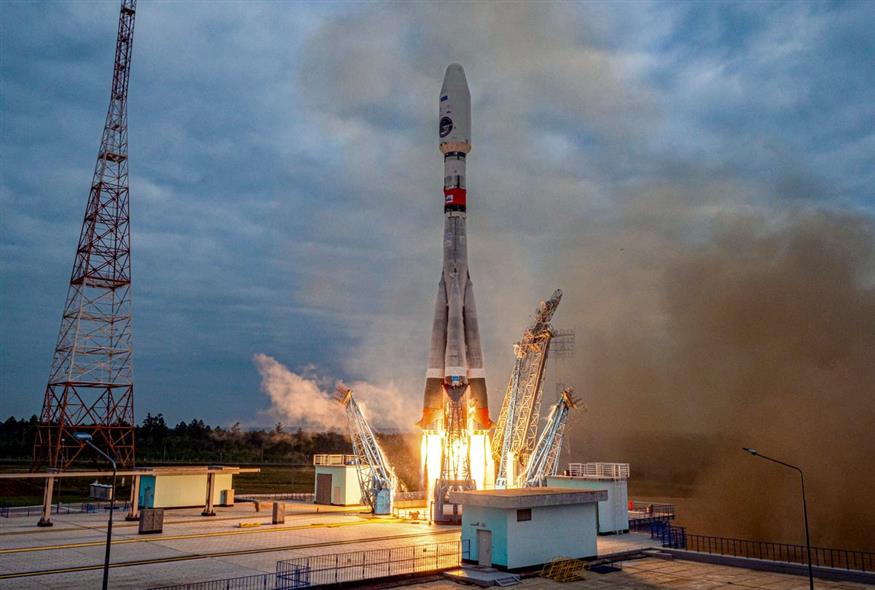 Το διαστημόπλοιο Luna-25 (Roscosmos State Space Corporation via AP)