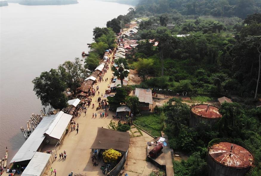 Sammy Baloji Aequare. The Future that Never Was, 2023 (video still). Μονοκάναλο βίντεο, έγχρωμο, ήχος, 21' 04''