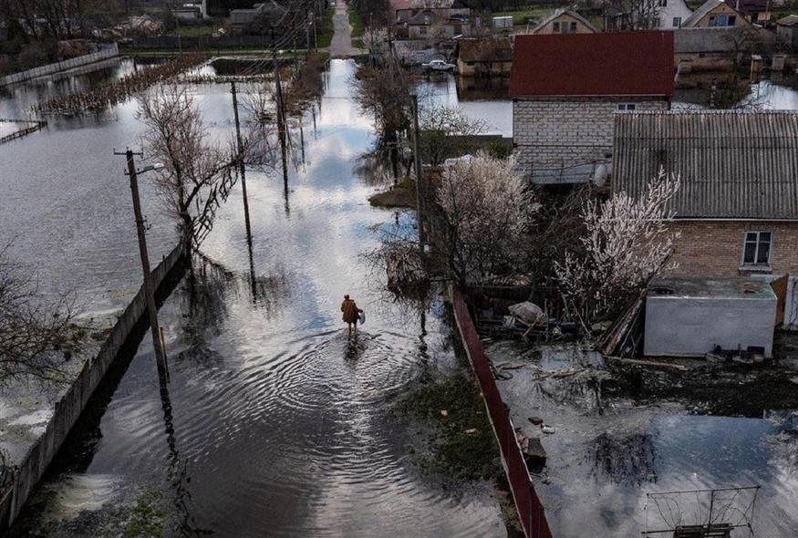 Το πλημμυρισμένο Ντεμίτιβ / Ukraine UA
