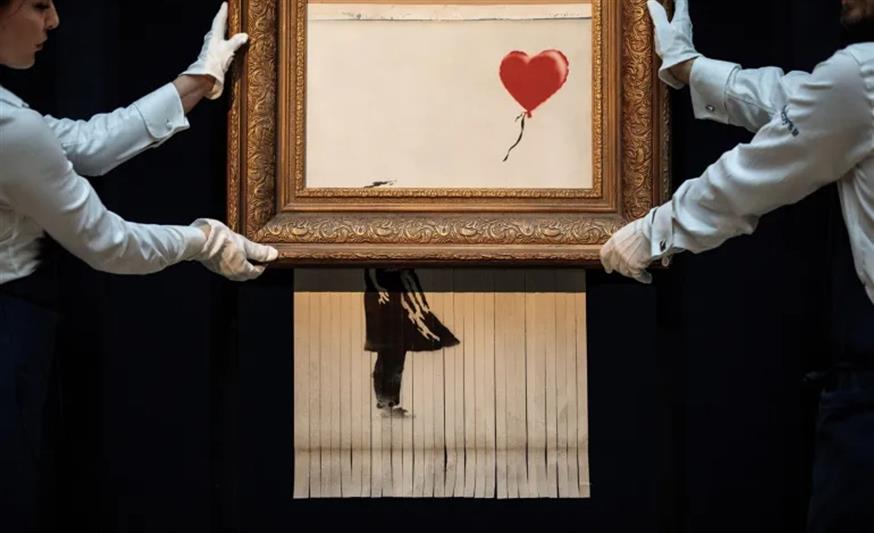 Banksy's Love Is in the Bin (2018)