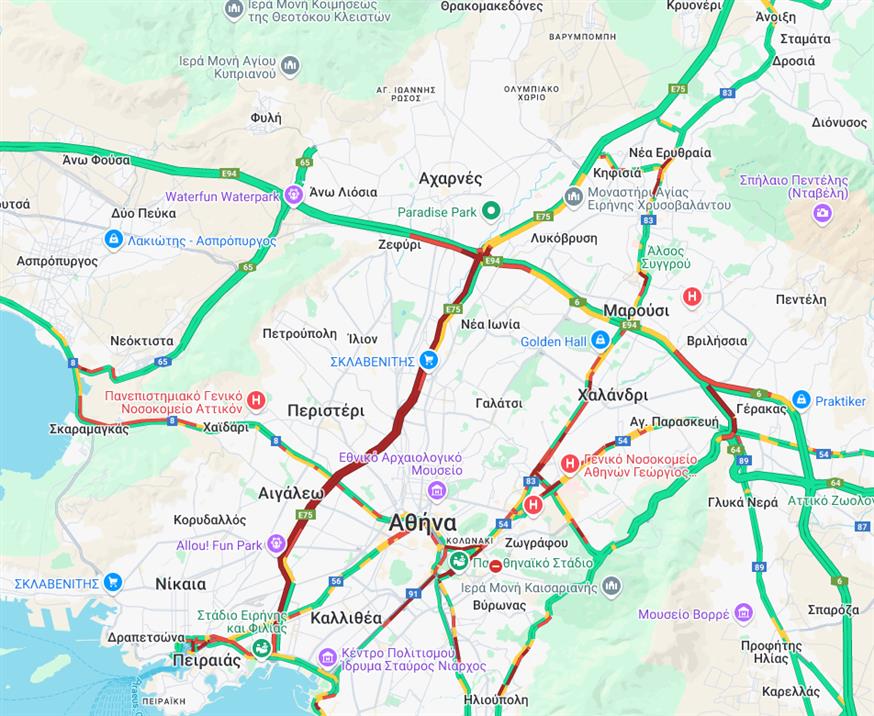 Ο χάρτης τής κίνησης