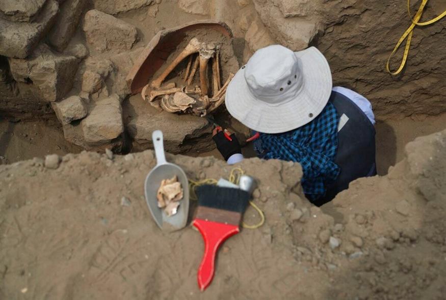 ανασκαφές στο Περού/AP