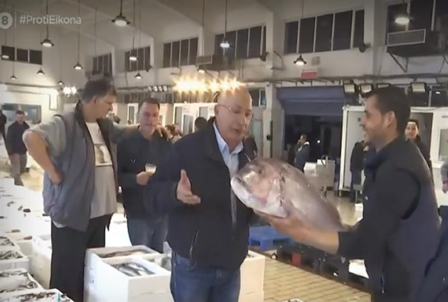 O Γιώργος Τσελίκας και η συνάντησή του με το τεράστιο ψάρι
