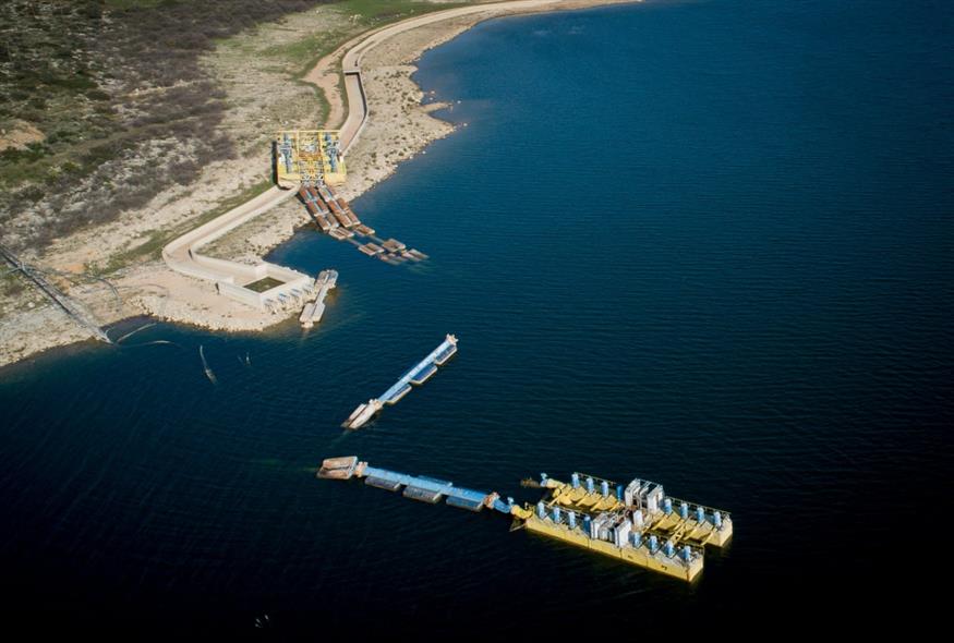 Η λίμνη που τροφοδοτεί με νερό την Αττική (ΑΝΤΩΝΗΣ ΝΙΚΟΛΟΠΟΥΛΟΣ/EUROKINISSI)