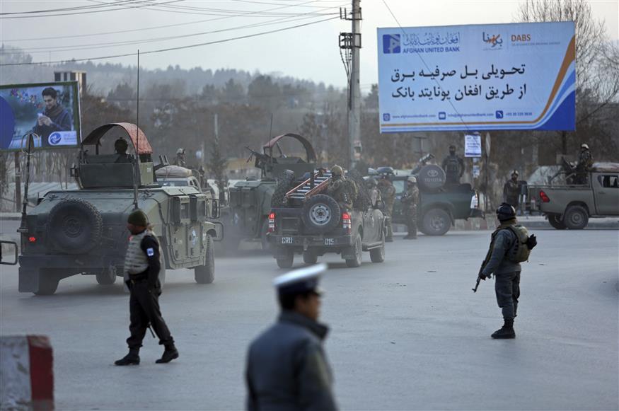 Στιγμιότυπο από το κέντρο της Καμπούλ (AP Photo/Rahmat Gul)