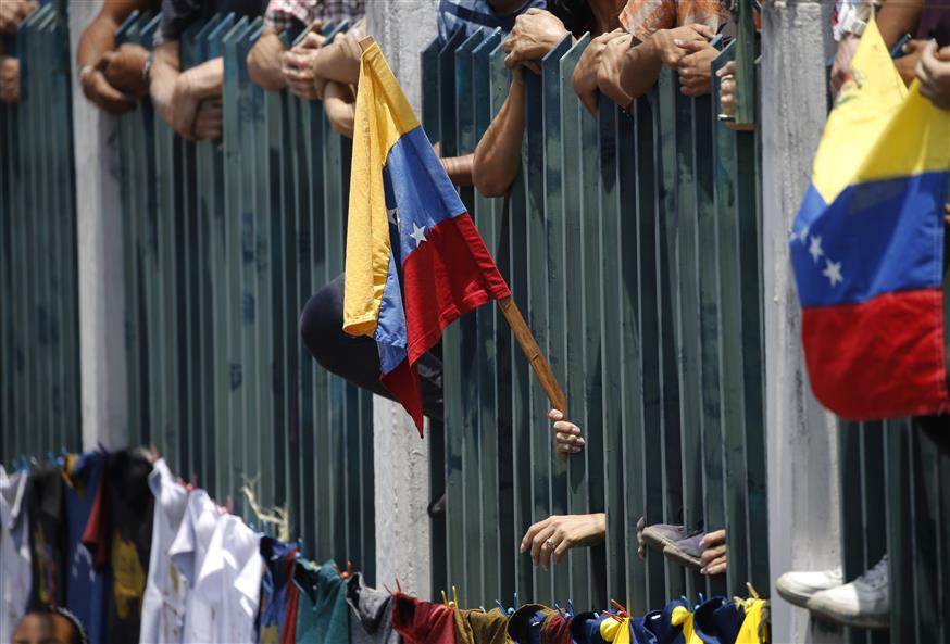 Κρίση στη Βενεζουέλα/(AP Photo/Ariana Cubillos)