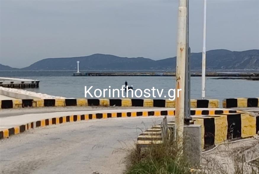 Εικόνα από το σημείο (korinthostv.gr)