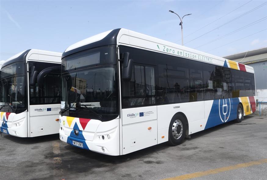 Ηλεκτρονικά λεωφορεία (Eurokinissi)
