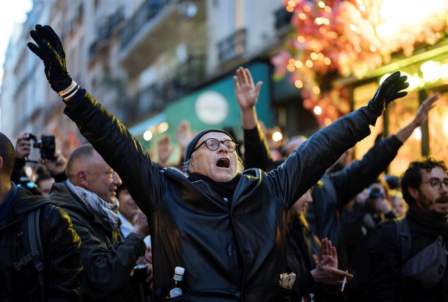 Διαδηλώσεις στη Γαλλία για το συνταξιοδοτικό (AP Photo/Lewis Joly)