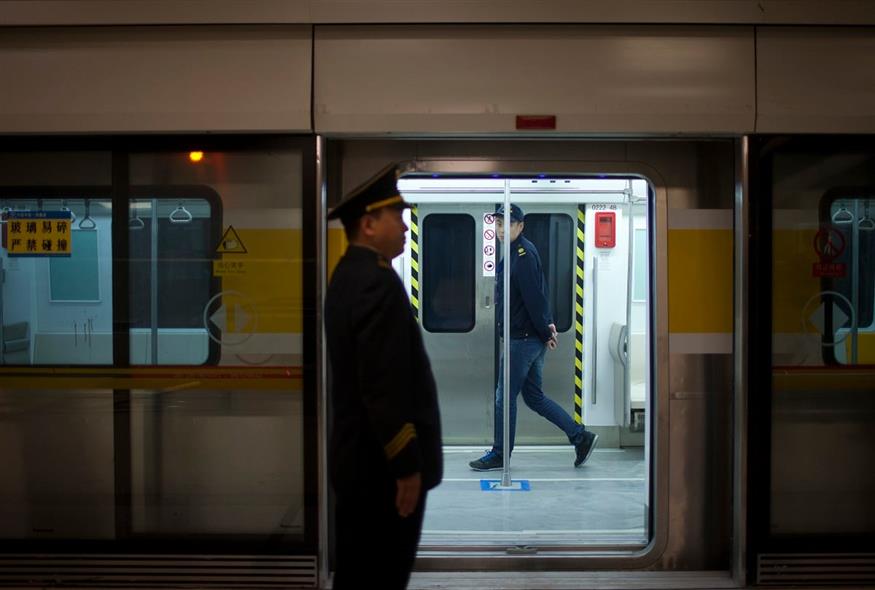 Μετρό Κίνα (AP Photo/Alexander F. Yuan)