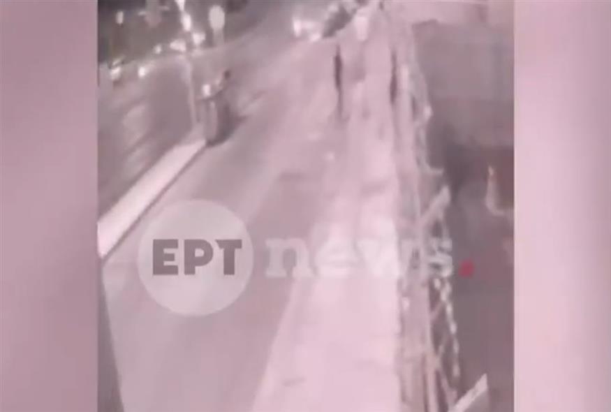 Τροχαίο στη Βουλιαγμένης - video capture