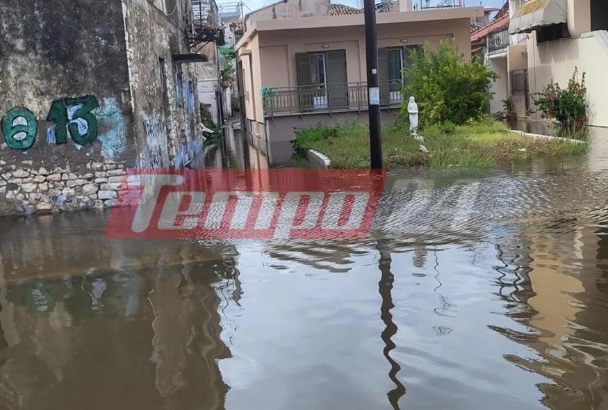 «Βούλιαξε» το Μεσολόγγι (tempo24.news)