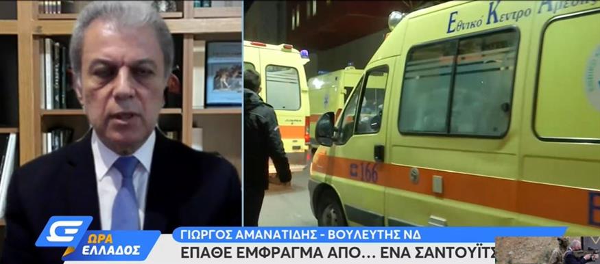 Ο βουλευτής Γιώργος Αμανατίδης στο OPEN TV