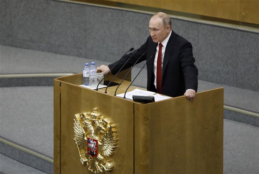 Βλαντιμίρ Πούτιν/(AP Photo/Pavel Golovkin)