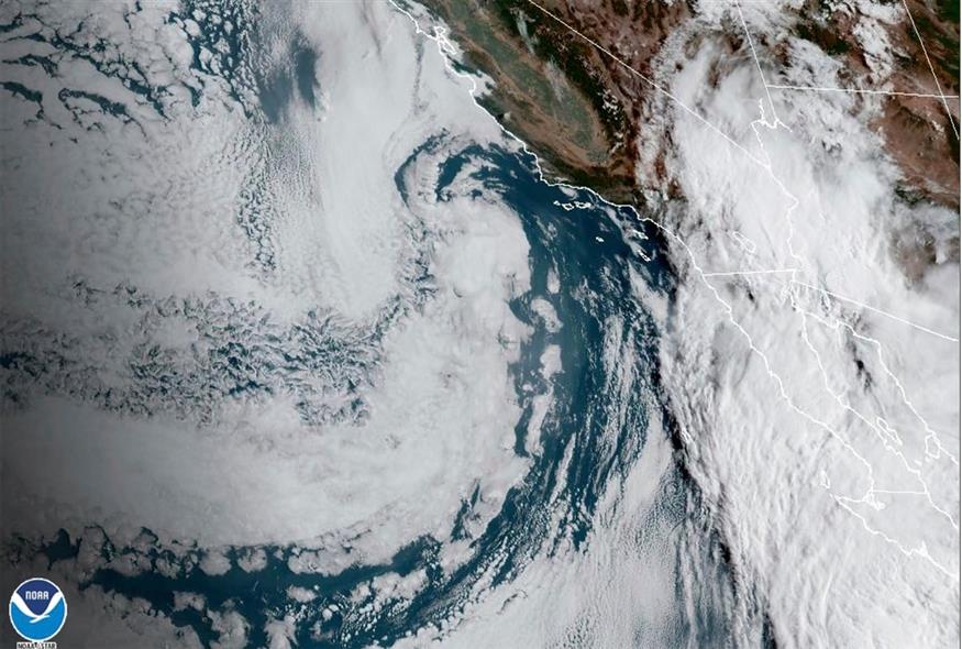τυφώνας Χίλαρι (NOAA via AP)