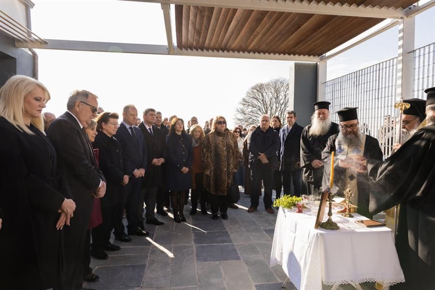Στιγμιότυπο από τα εγκαίνια του αρχαιολογικού χώρου (ΑΧΙΛΛΕΑΣ ΧΗΡΑΣ/ΑΠΕ-ΜΠΕ) Στιγμιότυπο από τα εγκαίνια του αρχαιολογικού χώρου (ΑΧΙΛΛΕΑΣ ΧΗΡΑΣ/ΑΠΕ-ΜΠΕ)