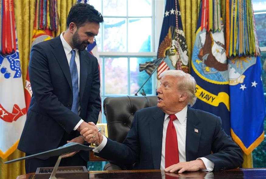 Συνάντηση Ζόραν Μαμντάνι-Ντόναλντ Τραμπ (AP)