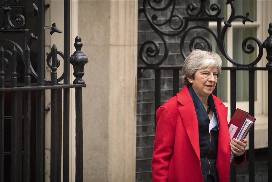 Theresa May/(Dominic Lipinski/PA via AP)