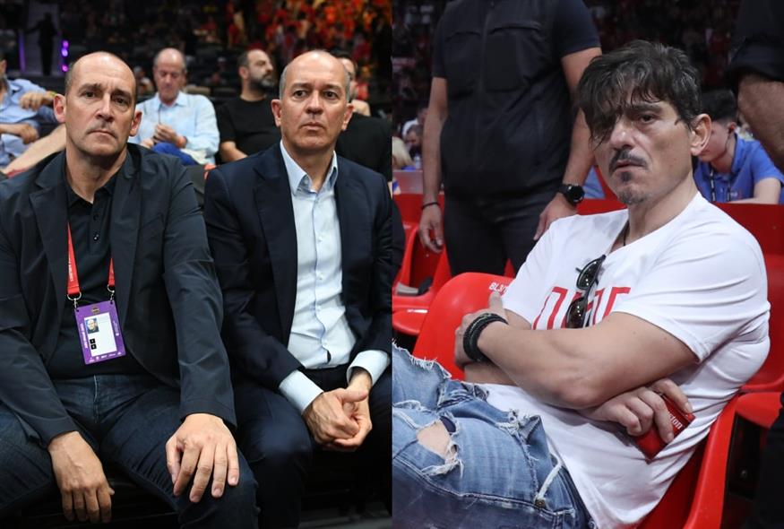 Γιώργος και Παναγιώτης Αγγελόπουλος και Δημήτρης Γιαννακόπουλος (EUROKINISSI)