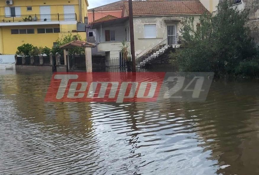 «Βούλιαξε» το Μεσολόγγι (tempo24.news)