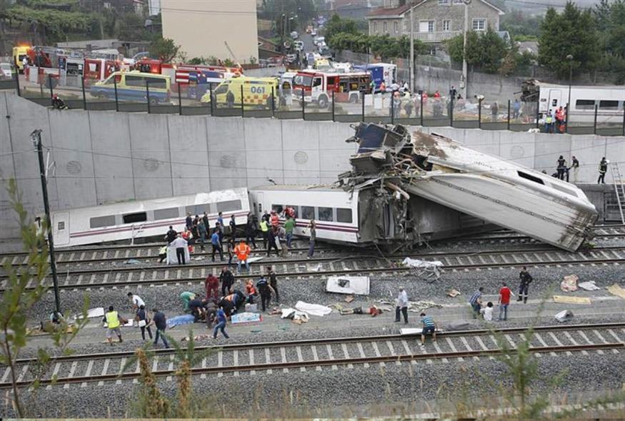Ισπανία: Σιδηροδρομικό δυστύχημα (X)