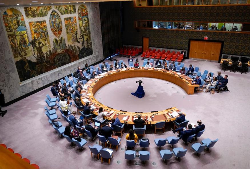 Στιγμιότυπο συνεδρίασης του ΣΑ του ΟΗΕ/AP Photos