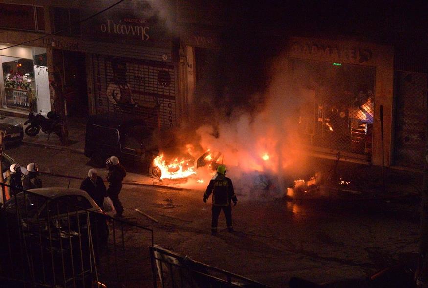 Επεισόδια στα Εξάρχεια (ΦΩΤΟ © ΚΙΚΗ ΓΕΡΑΝΕΑ)