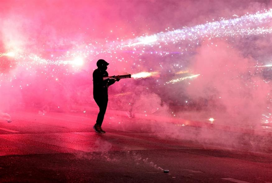 Διαδηλωτές στην Αλβανία Διαδηλωτές στην Αλβανία