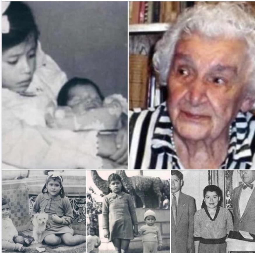 Στιγμιότυπα από τη ζωή της Λίνα Μεδίνα και δεξιά όπως ήταν στα 70 της η 5χρονη μητέρα