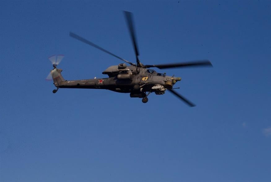 Στρατιωτικό ελικόπτερο τύπου Mi-28 (AP Photo/Ivan Sekretarev)