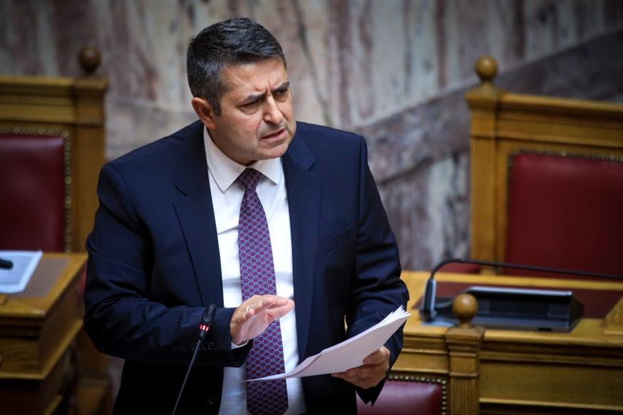 Ο υφυπουργός παρά τω πρωθυπουργώ, Γιώργος Μυλωνάκης (EUROKINISSI)