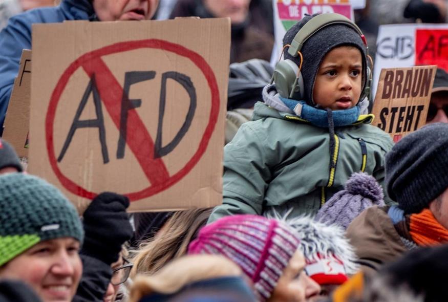 Αντιφασιστική συγκέντρωση στο Βερολίνο (Associated Press)