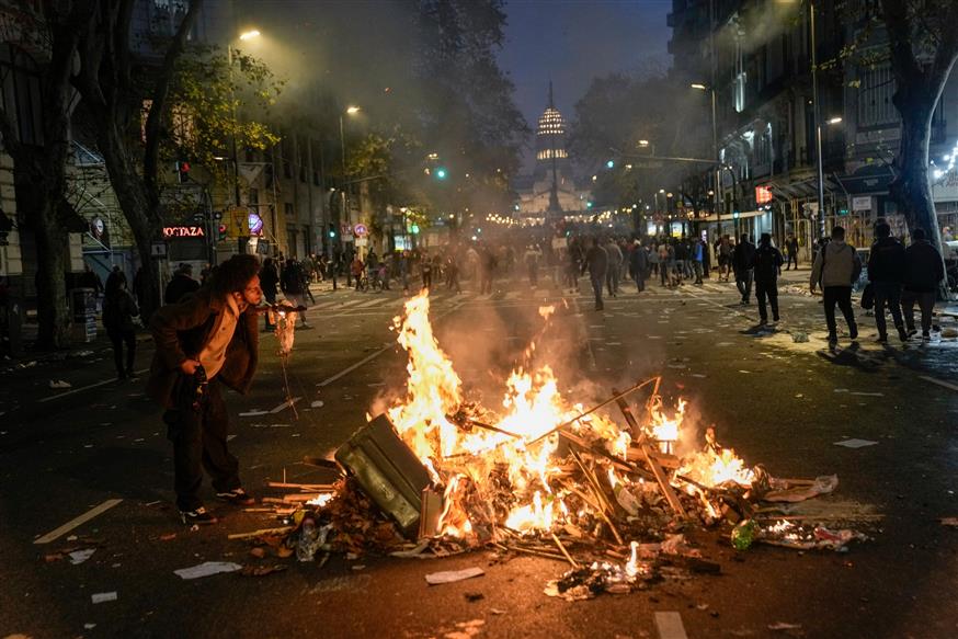 Διαδηλώσεις στην Αργεντινή/ ΑP