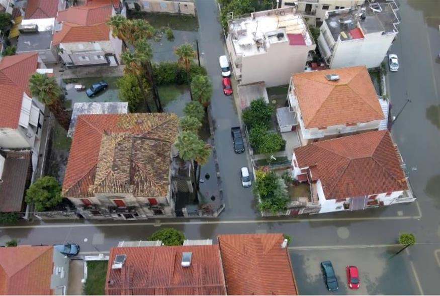 Πλημμύρα στο Μεσολόγγι (Facebook)