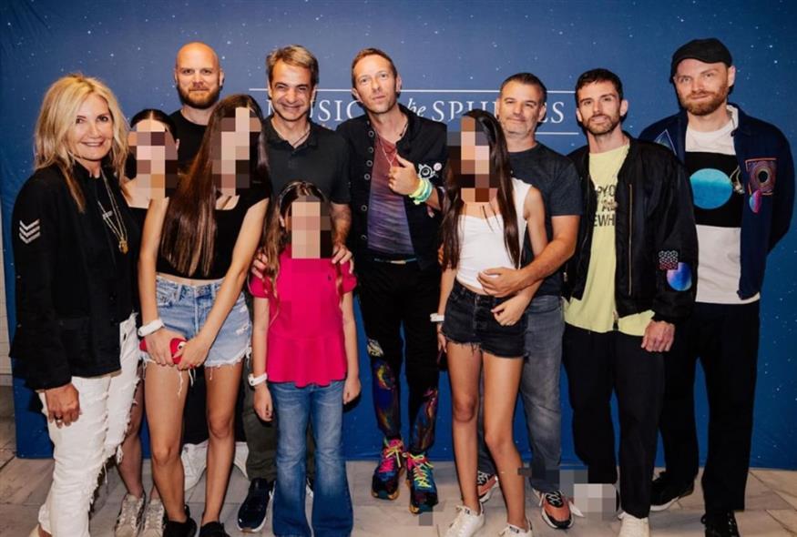 Το «ευχαριστώ» του Μητσοτάκη στους Coldplay (Instagram)