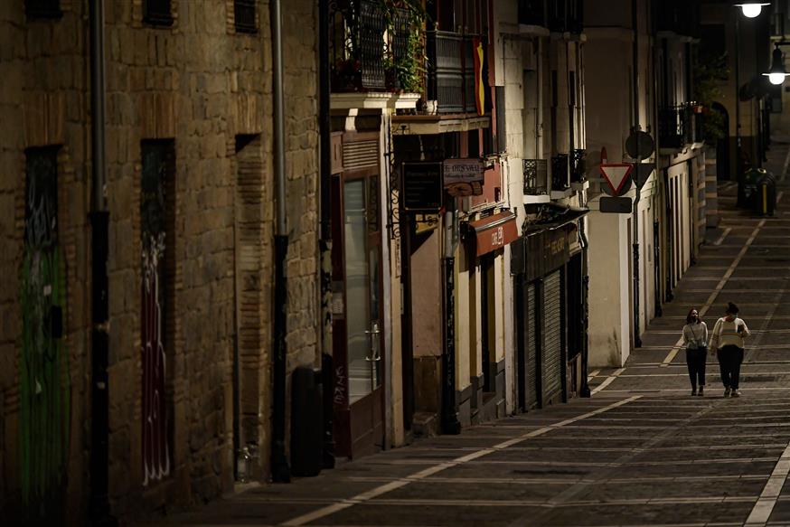 Άδειοι δρόμοι στην Ισπανία λόγω κορονοϊού/Copyright: AP Images