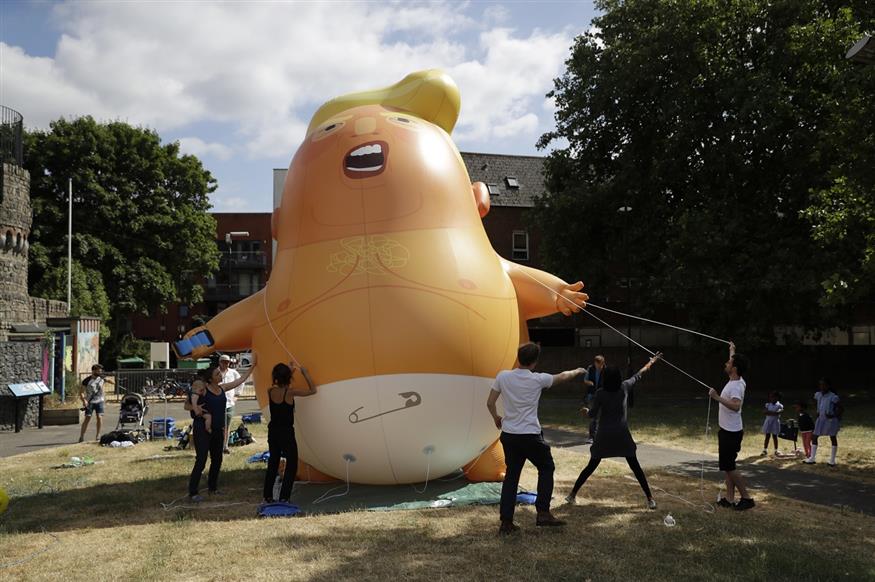 Το περιβόητο μπαλόνι (AP Photo/Matt Dunham)