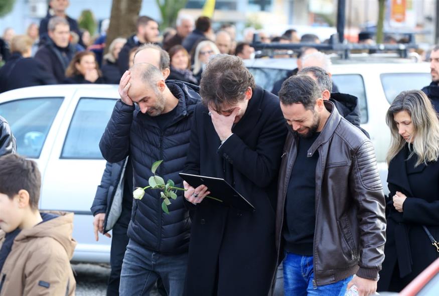 Κηδεία της Σταυρούλας Μπουκουβάλα (INTIME NEWS/ΚΥΔΩΝΑΣ ΓΙΩΡΓΟΣ)