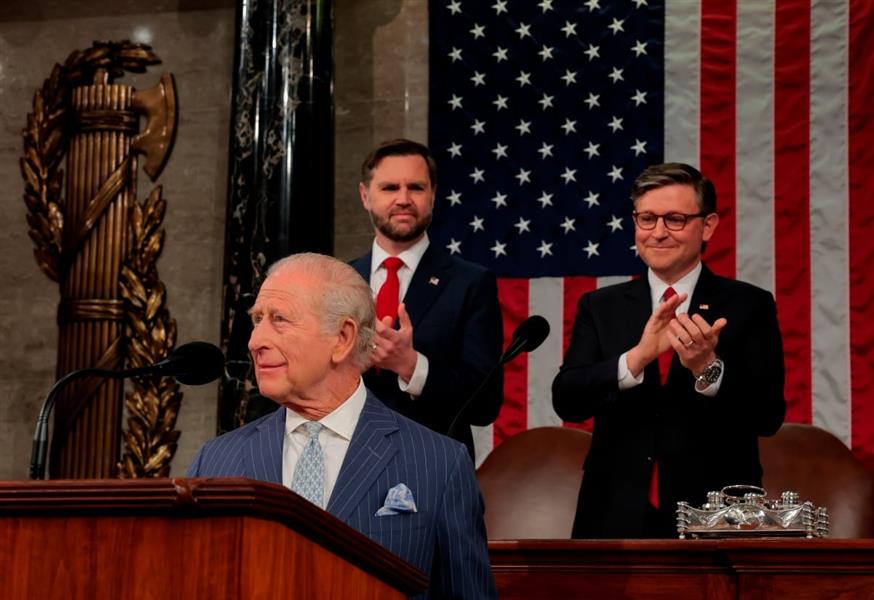 Ιστορική ομιλία του βασιλιά Καρόλου Γ΄ της Βρετανίας στο Κογκρέσο (ΑP)