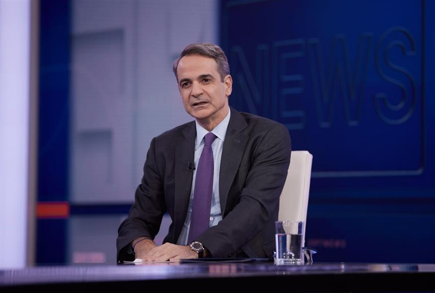 Ο Κυριάκος Μητσοτάκης στην ΕΡΤ