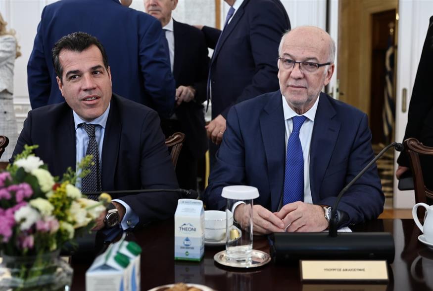 Υπουργικό συμβούλιο στο Μέγαρο Μαξίμου υπό τον Κυριάκο Μητσοτάκη (ΙΝΤΙΜΕ)